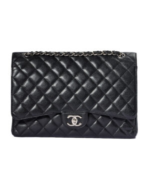 Chanel Maxi Jumbo Timeless Caviar Nero