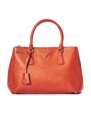 Prada Galliera Medium Saffiano Arancio