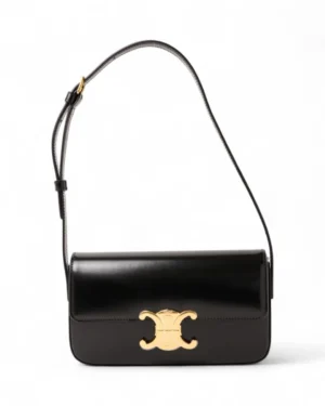 Celine Claude Triomphe Small Lucida Nera