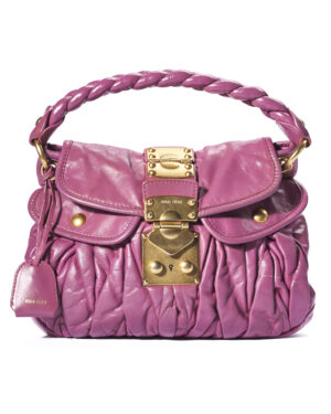 Miu Miu Coffer Small Groffata Viola