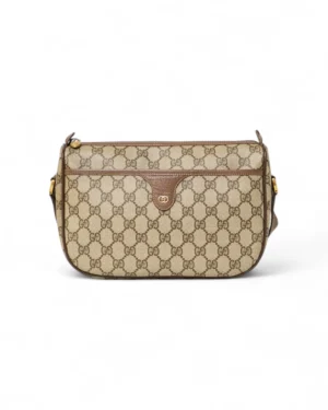 Gucci Tracolla Medium Vintage GG Supreme Marrone