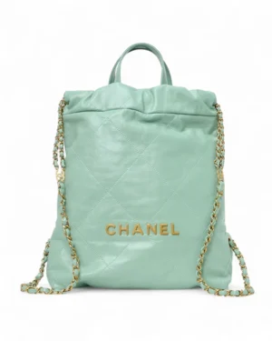 Chanel Zaino 22 Trapuntato Tiffany
