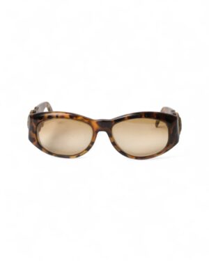 Gianni Versace Sunglasses Medusa Maculato Marrone Vintage