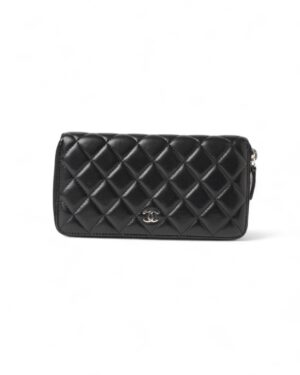 Chanel Portafoglio Zip Timeless Nero