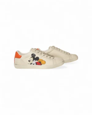 Gucci X Disney Sneakers Ace Topolino Avorio