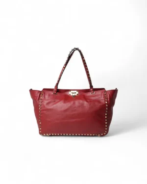 Valentino Rockstud Shopper Large Rossa
