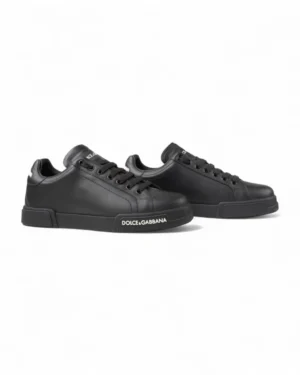 Dolce&Gabbana Sneakers Portofino Pelle Nera