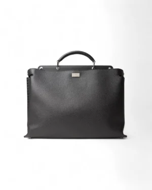 Fendi Peekaboo Utility Large Granulata Nera
