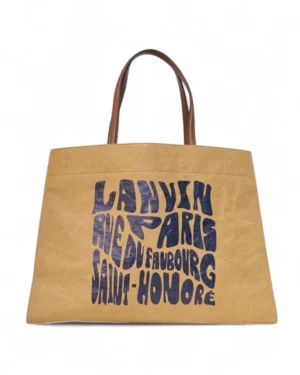 Lanvin Tote Cabas Kraft Medium Marrone