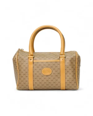 Gucci Bowling Small Vintage GG Marrone