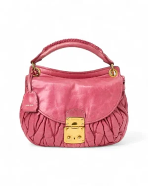 Miu Miu Coffer Small Groffata Fucsia