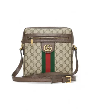 Gucci Ophidia Tracolla Man GG Supreme Marrone
