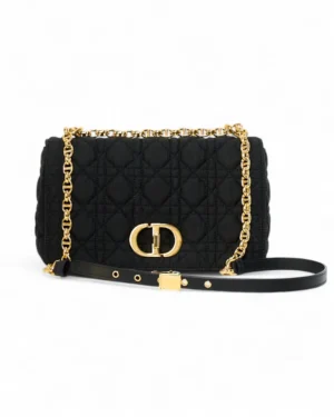 Dior Caro Small Soft Medium Tessuto Nero