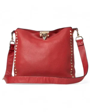 Valentino Tracolla Rockstud Medium Rossa