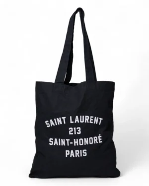 Saint Laurent Tote Bag Honorè Tessuto Nero