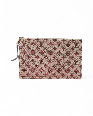 Louis Vuitton Pochette Sunshine Express Paillettes Monogram Bordeaux