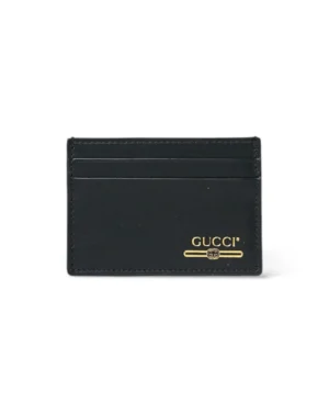 Gucci Portacarte Pella liscia Nero