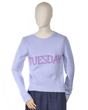 Alberta Ferretti Maglione Tuesday Lana Lilla