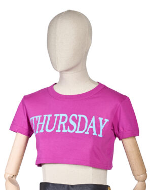 Alberta Ferretti Top Corto Thursday Viola
