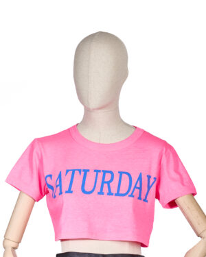 Alberta Ferretti Top Corto Saturday Fluo