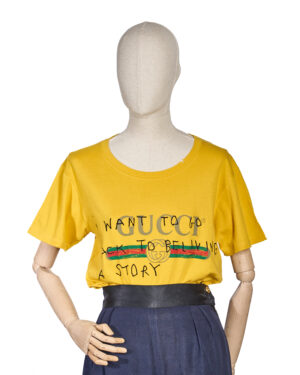 Gucci T-Shirt Logo Gialla