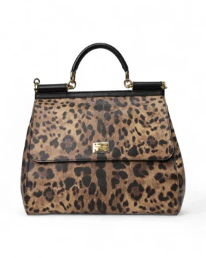 Dolce & Gabbana Sicily Large Animalier Nera