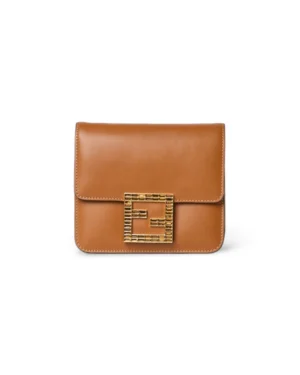 Fendi Fab Bag Small Swarovski Marrone
