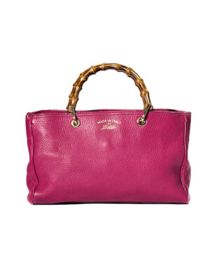 Gucci Tote Bougaivillea Medium Bamboo Fucsia