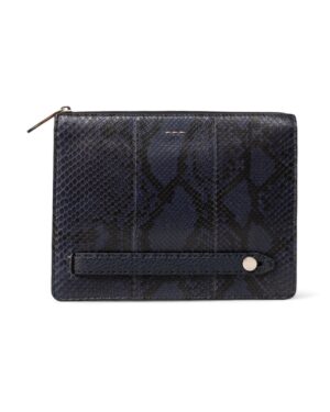 Fendi Clutch Pitone Blu