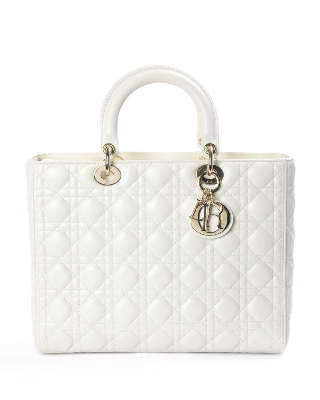 Dior Lady Large Cannage Crema