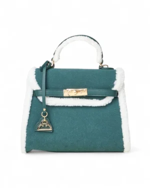 Mastrobag Kelly Small Pelliccia Green