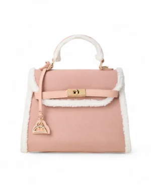 Mastrobag Kelly Small Pelliccia Pink