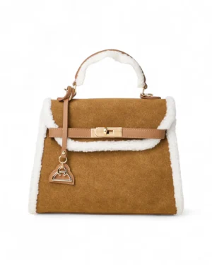 Mastrobag Kelly Small Pelliccia Brown