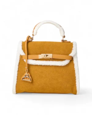 Mastrobag Kelly Small Pelliccia Ochre
