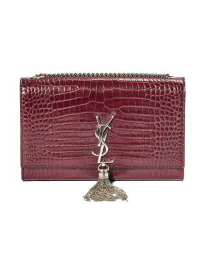 Saint Laurent Kate Medium Nappina Cocco Bordeaux