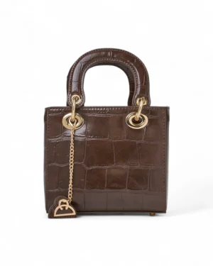 Mastrobag Tote Mini Pelle Cocco Coffee