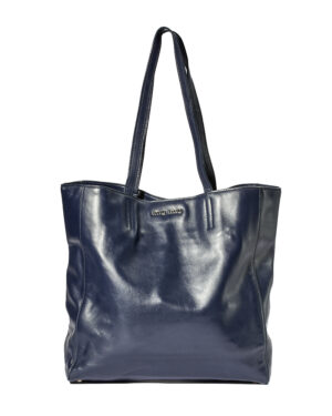 Miu Miu Shopper Vertical Medium Blu