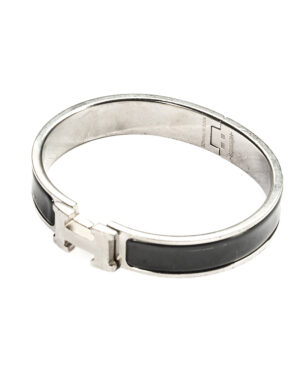 Hermès Bracciale Clic H Nero