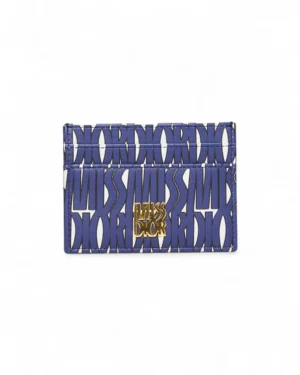 Dior Portacarte Miss Dior Blu Bianco
