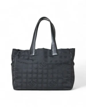 Chanel Shopper Vintage CC Medium Nylon Nero