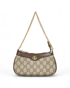 Gucci Pochette Mini Ophidia GG Supreme Marrone