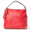 Gucci Soho Shopper Hobo Medium Granulata Rossa