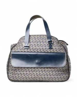 Fendi Shopper Task Large FF Logomania Blu