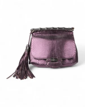 Gucci Nouveau Tracolla Frange Viola