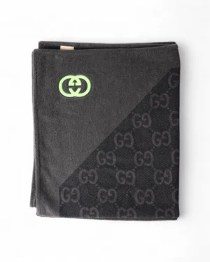 Gucci Telo Spugna GG Jumbo Grigio