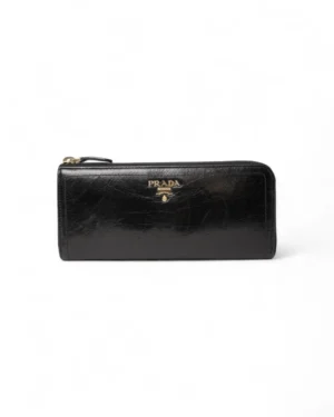 Prada Portafoglio Zip Nero