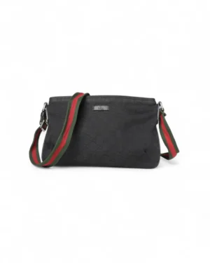 Gucci Tracolla Man Small GG Supreme Nero