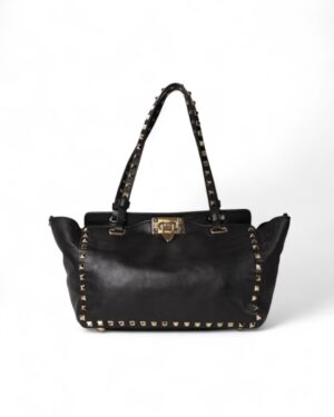 Valentino Rockstud Shopper Medium Nero