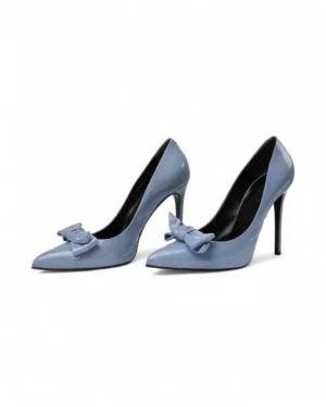 Gucci Décolletté Fiocco Lucido Azzurro
