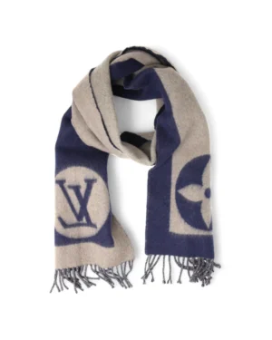 Louis Vuitton Sciarpa Lana Blu